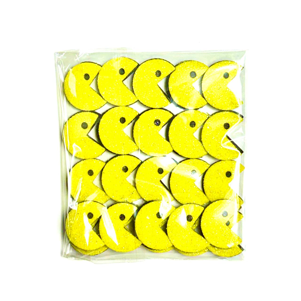 Adesivo Pac-Man - 25 unidades