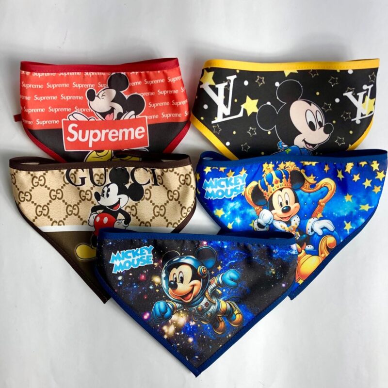 Bandanas Médias Mickey Mouse - 10 unidades