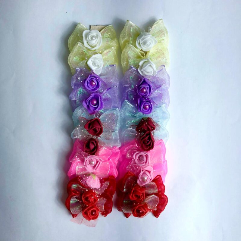 Laços Médios de Organza - 20 Unidades