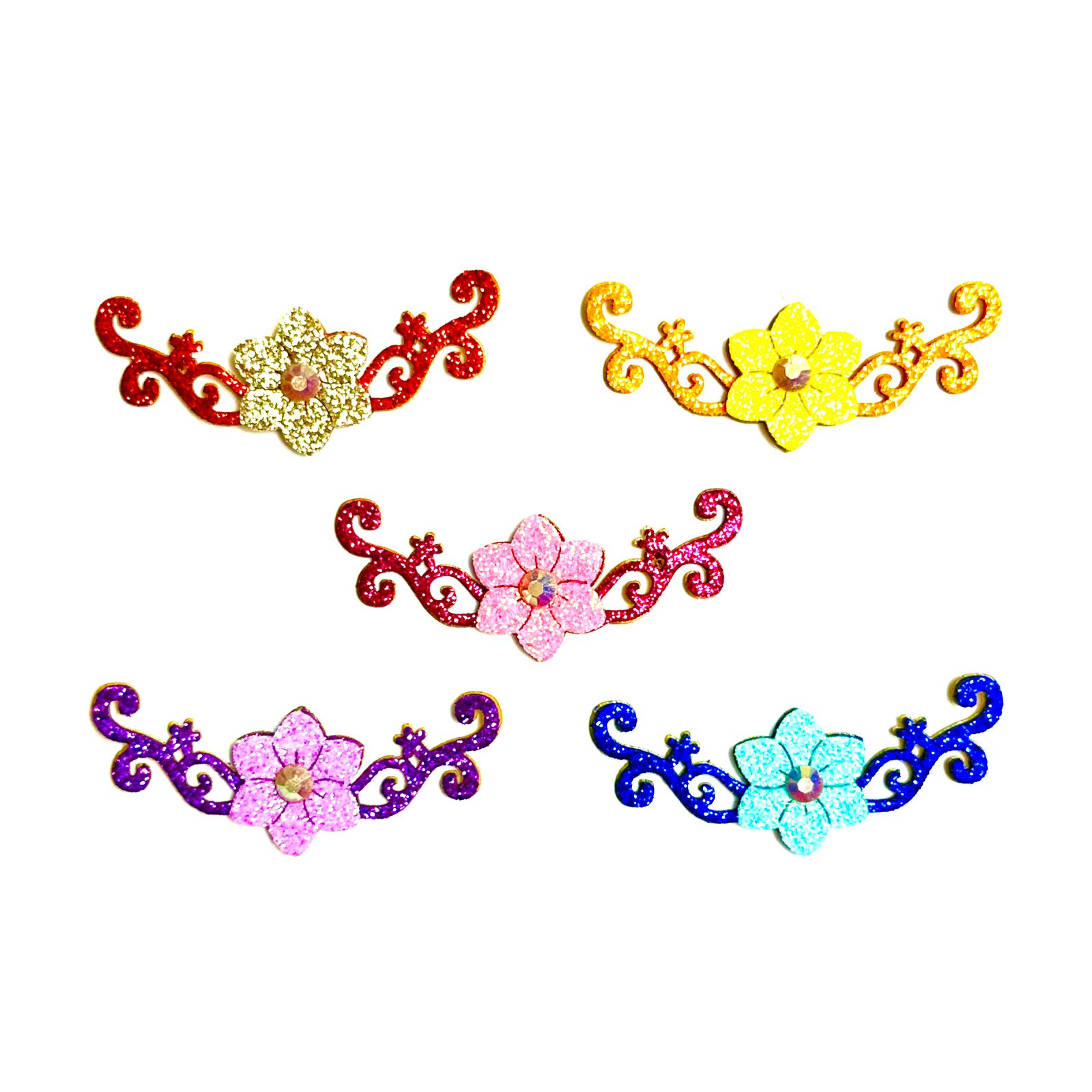 Adesivo Tiara de Flor Luly Biju - 10 unidades