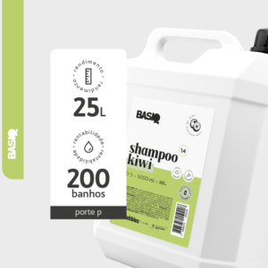 Shampoo Basiq Kiwi - Bubbles 5 Litros (1:4) - Imagem 4