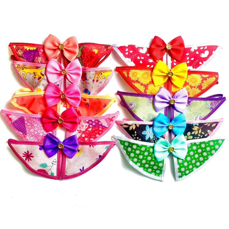 Colarinhos Fêmea Estampas Sortidas - 10 unidades