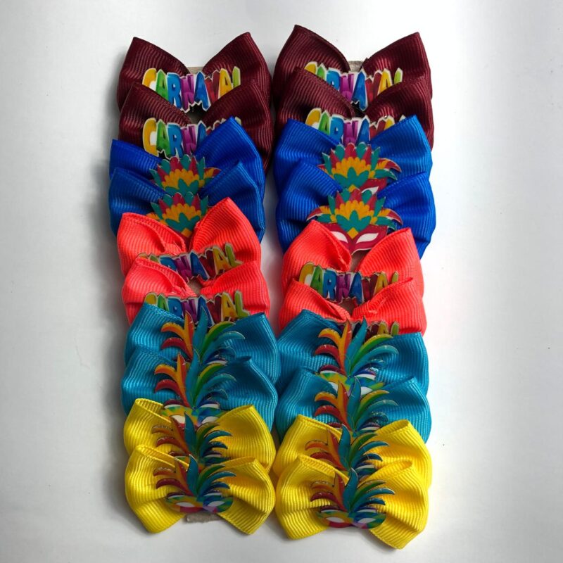 Laços Médios Máscaras e Carnaval - 20 unidades