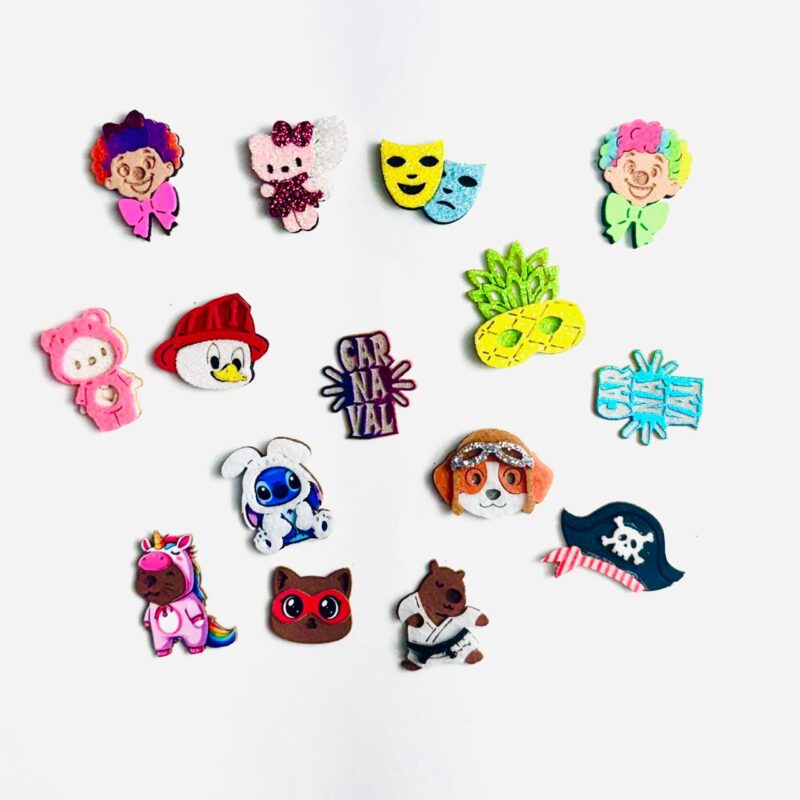 Adesivo Carnaval Luly Biju - 30 unidades