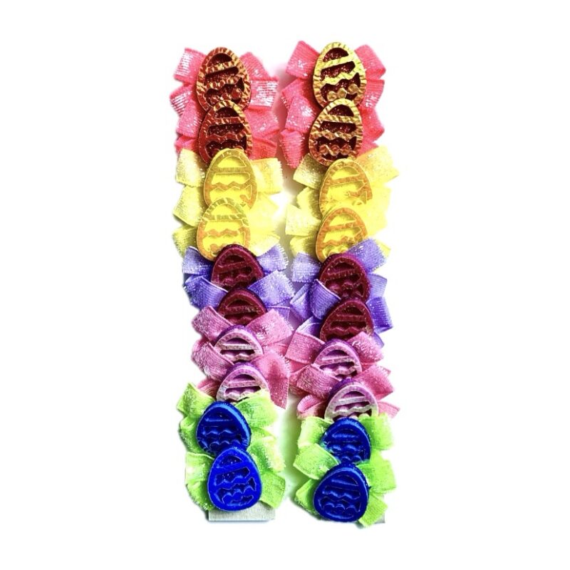 Laços Pequenos Brilhantes Aplique Ovos de Páscoa - 20 unidades