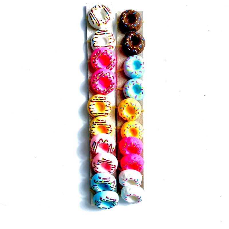 Penteado Donuts Coloridos - 20 unidades