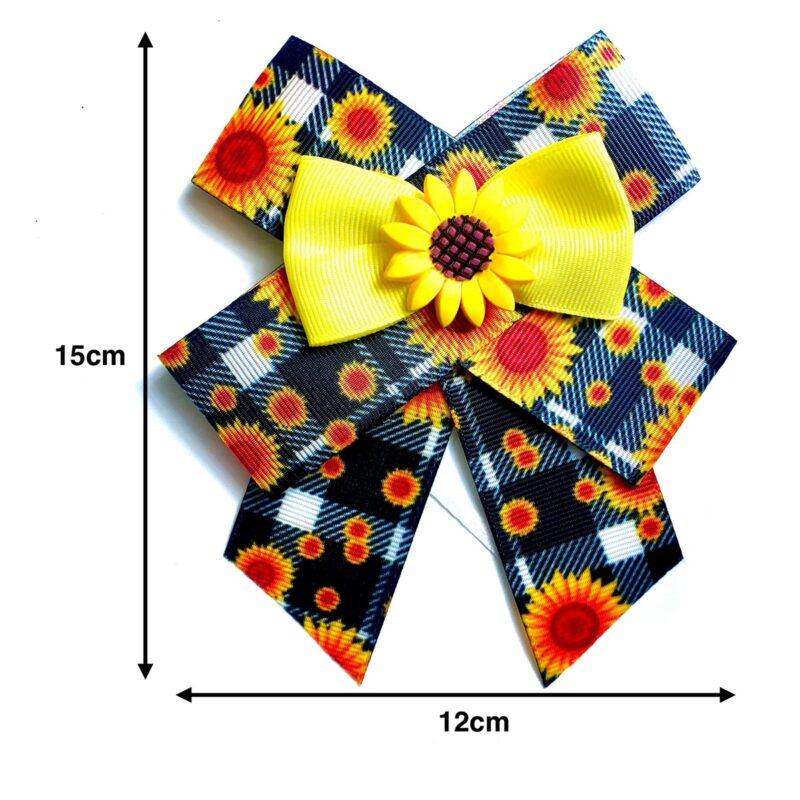 Gargantilhas Estampadas Aplique Girassol - 10 unidades - Imagem 3