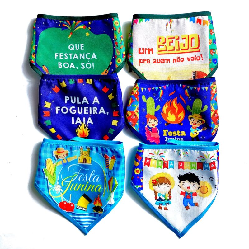 Bandanas Médias Festa Junina Sortidas - 10 unidades - Image 2