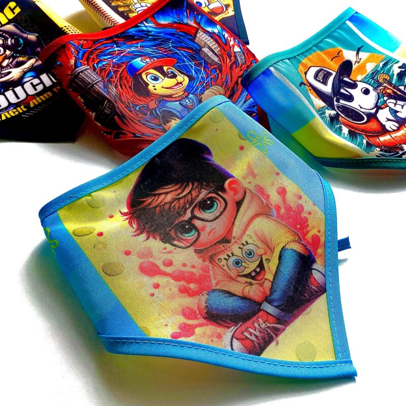 Bandanas Médias Personagens Sortidos (3) - 10 unidades - Imagem 2