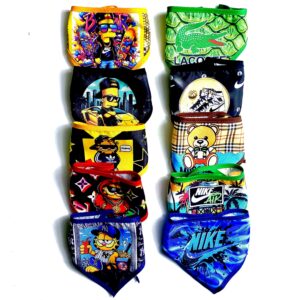 Bandanas Pequenas Personagens Marcas Sortidas Macho – 10 unidades