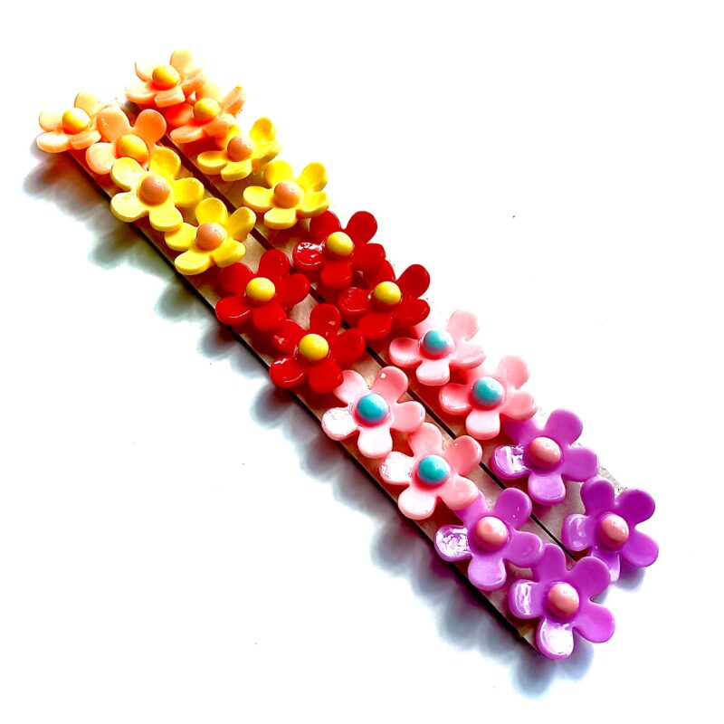 Penteado Flor Acrílico - 20 unidades - Imagem 2