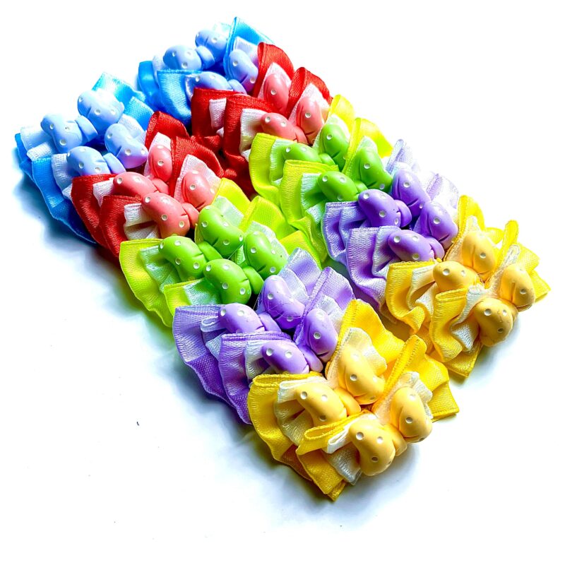 Laços Médios Duplo Aplique Laço Biscuit - 20 unidades - Imagem 2