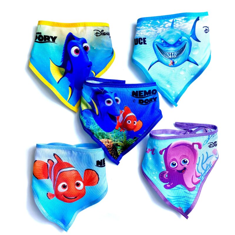Bandanas Médias Procurando Nemo - 10 unidades