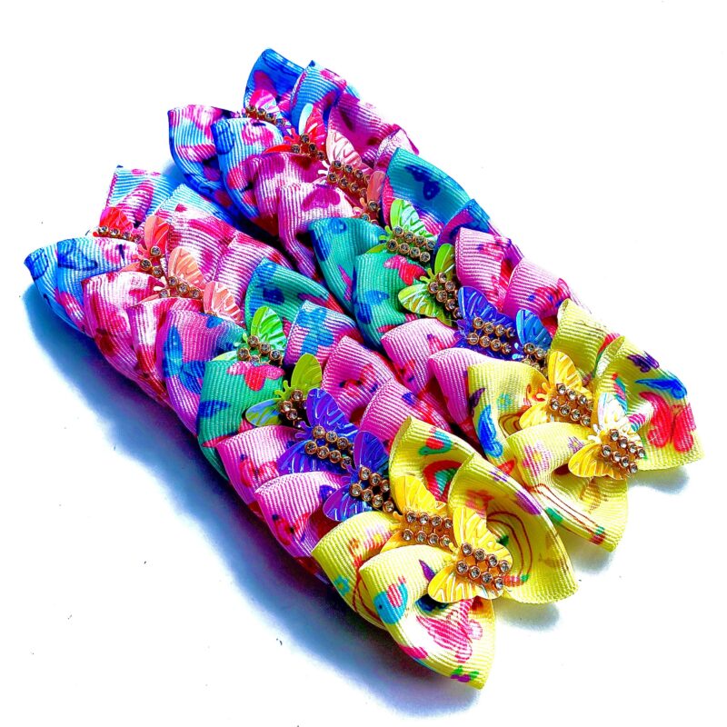 Laços Médios Borboleta com Strass - 20 unidades - Imagem 2