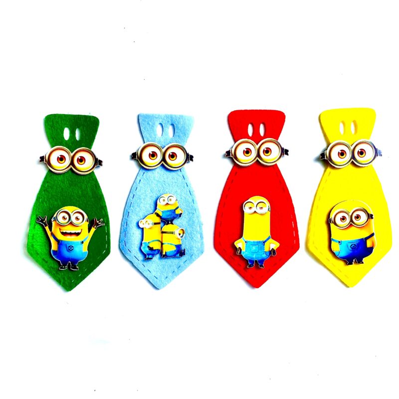 Gravatas Médias Minions - 10 unidades