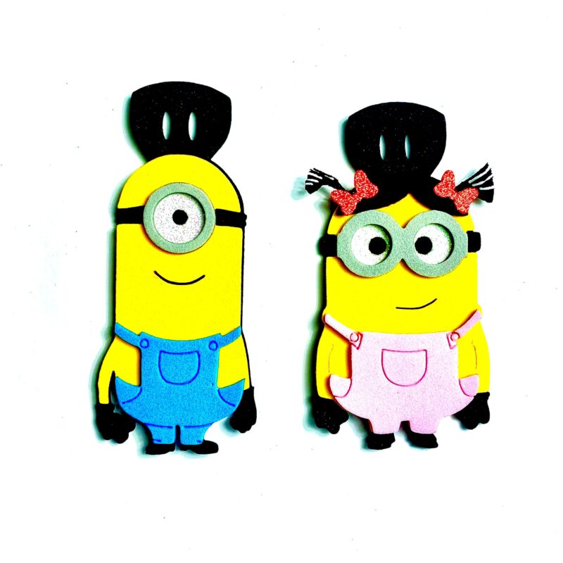 Gravatas Médias EVA Minions - 10 unidades