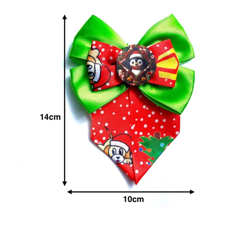 Gravata Natal Aplique Sublimados (2) – 10 unidades - Imagem 3