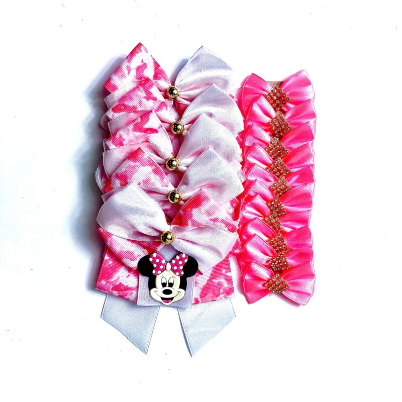 Conjunto Gargantilhas e Laços Minnie Mouse (2) - 15 unidades