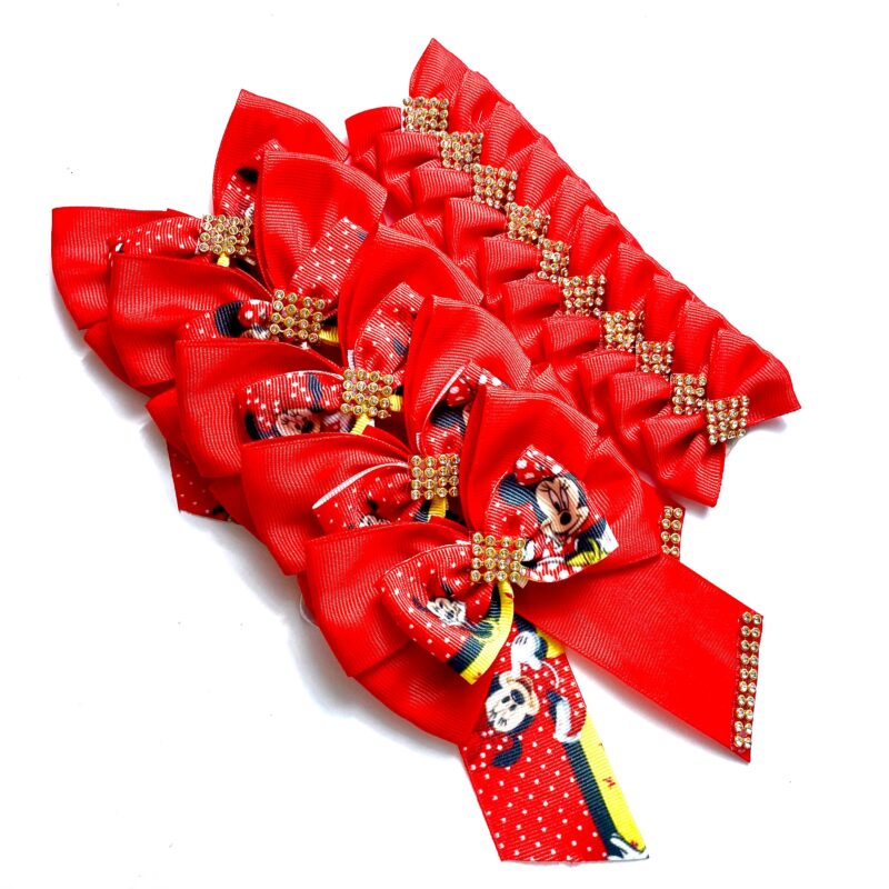 Conjunto Gargantilhas e Laços Minnie Mouse - 15 unidades - Imagem 2