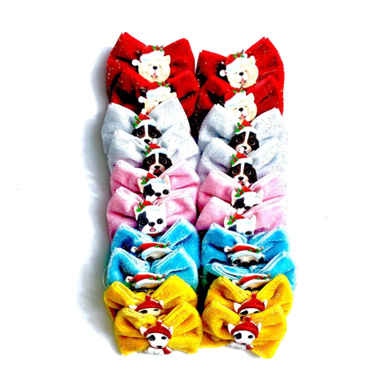 Laços Médios Natal Dogs – 20 unidades