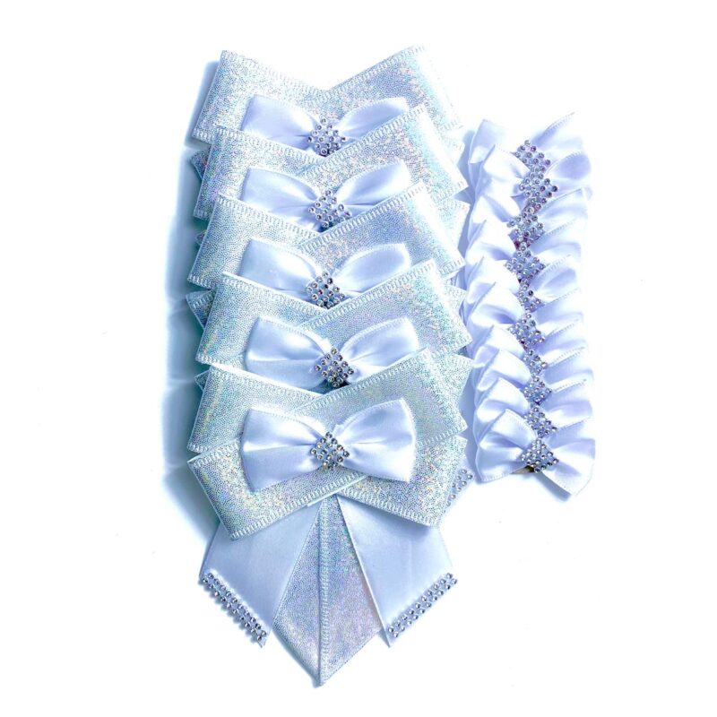 Conjunto Gargantilhas e Laços Ano Novo - 15 unidades