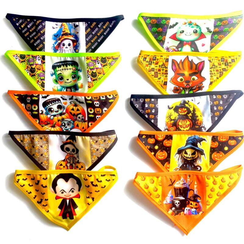Bandanas Gigantes Halloween - 6 unidades