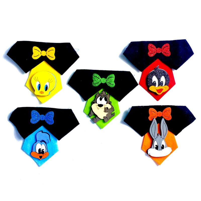 Gravatas Médias Dupla Baby Looney Tunes - 10 unidades