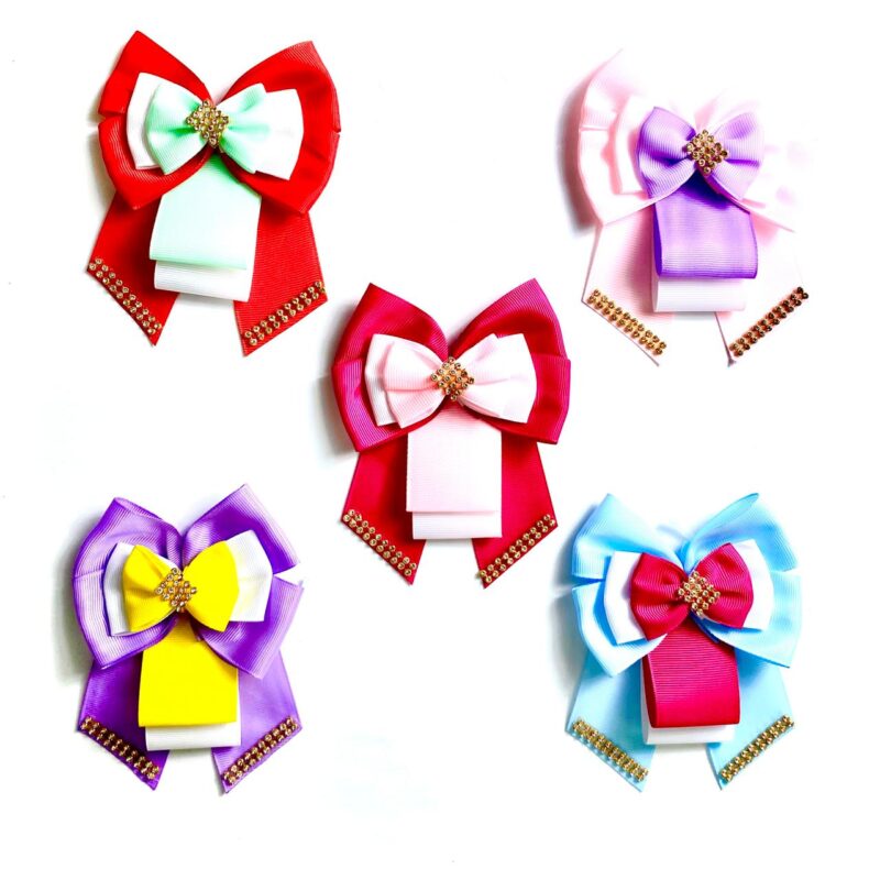 Gargantilha Colorida Aplique Strass – 10 unidades