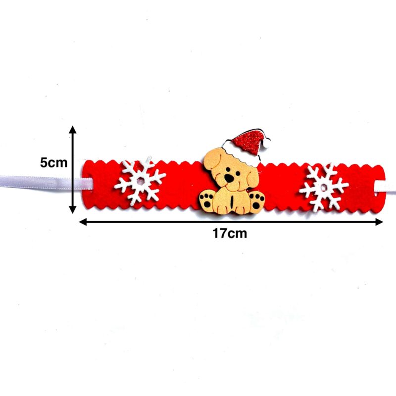 Gargantilha Tecido Aplique EVA Natal - 10 unidades - Imagem 3