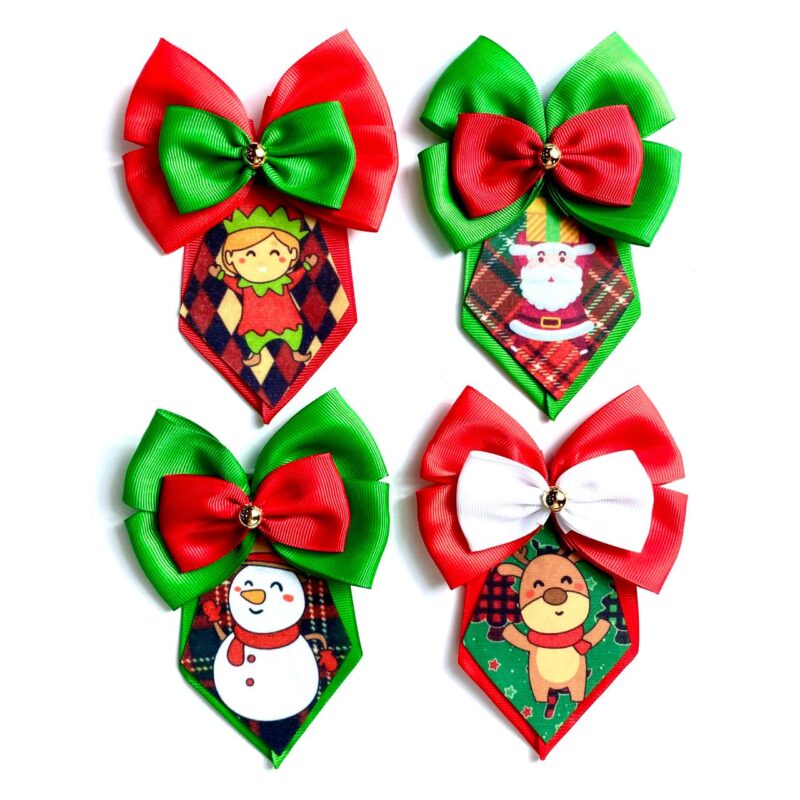 Gravata Natal Estampada – 10 unidades