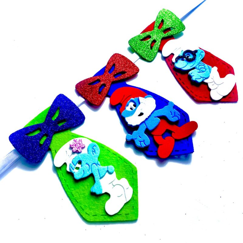 Gravatas Médias Smurfs - 10 unidades - Imagem 2