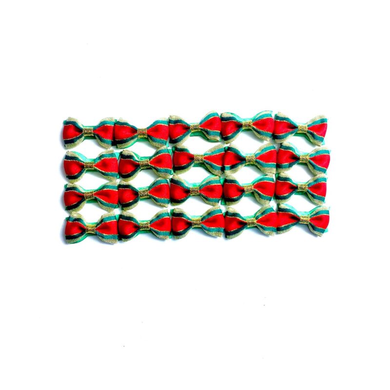 Laços Médios Adesivos Natalino (3) - 20 unidades