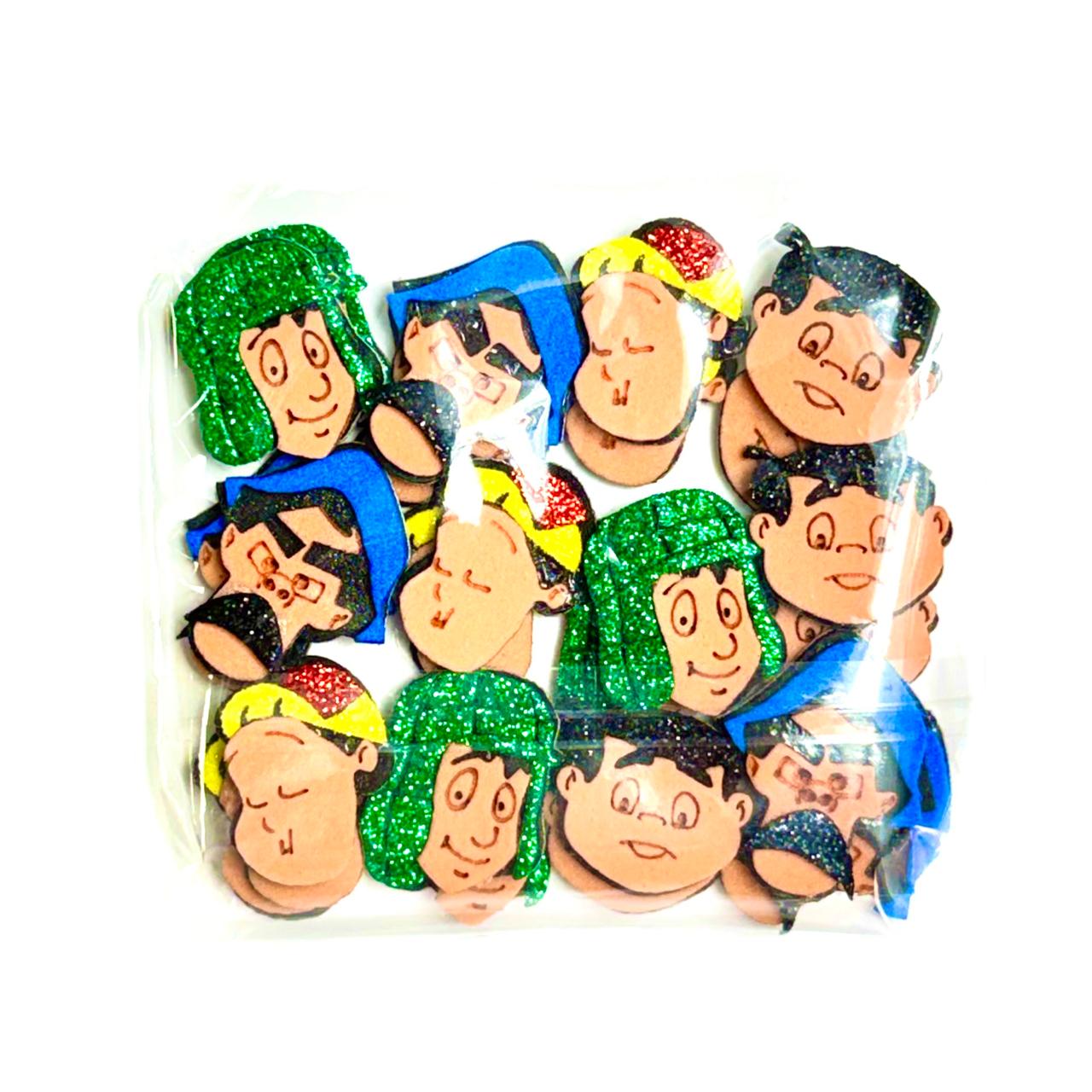 Adesivo Turma do Chaves - 25 unidades