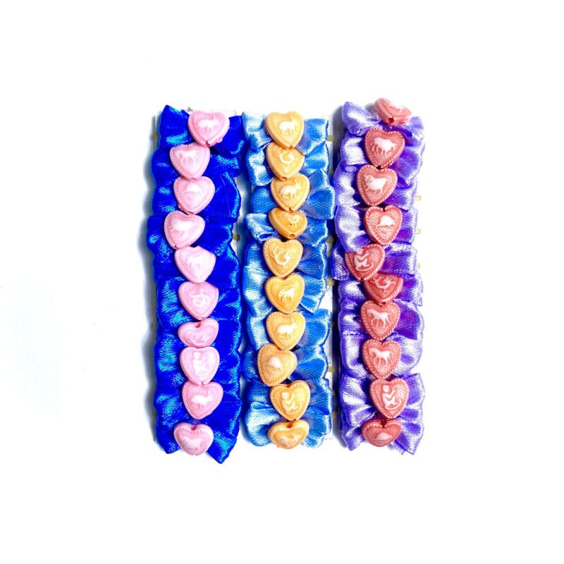 Micro Laços Aplique Coração - 30 unidades