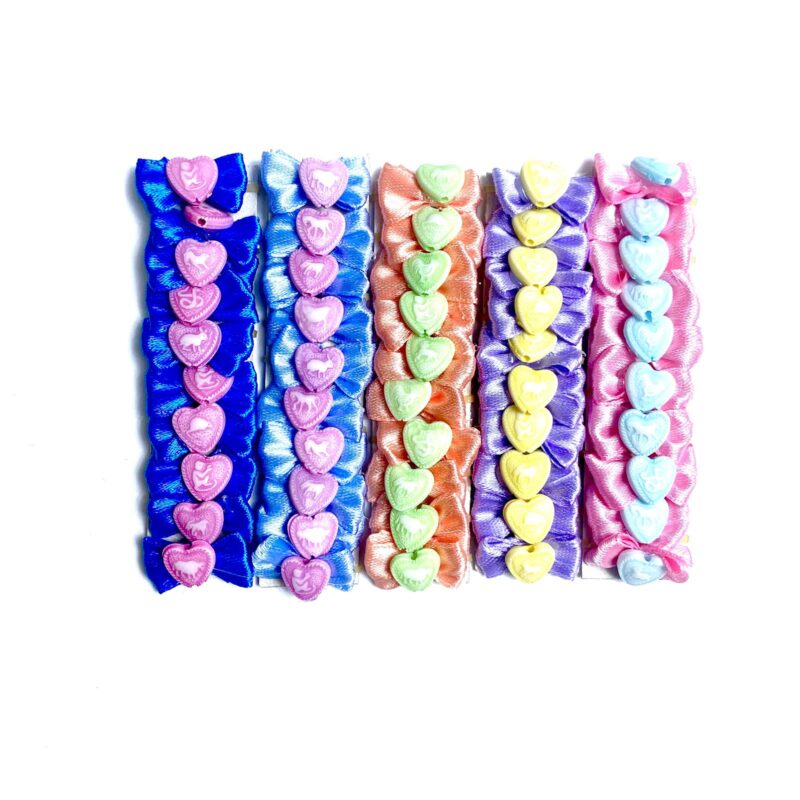 Micro Laços Aplique Coração - 50 unidades