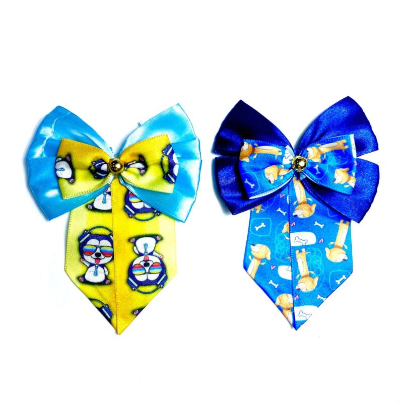 Gravatas Médias Estampas Cachorros - 10 unidades