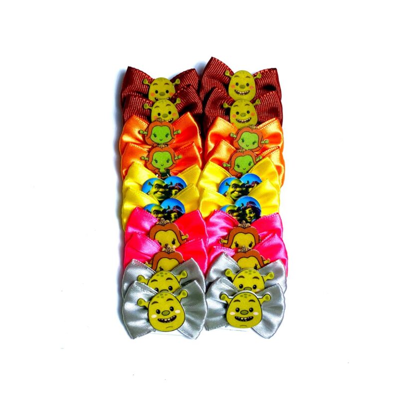 Laços Médios Shrek - 20 unidades