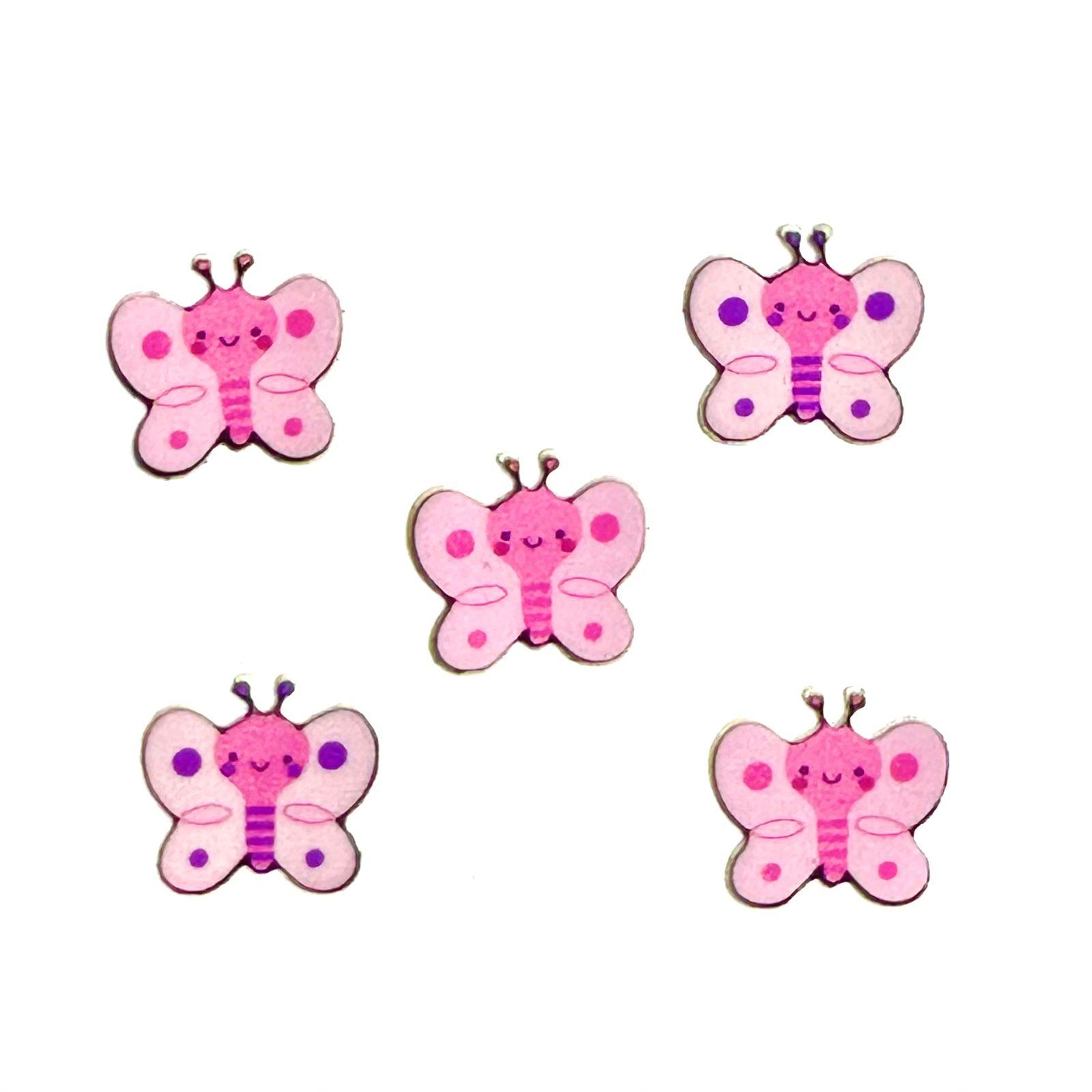 Adesivo Borboleta Feliz - 20 unidades