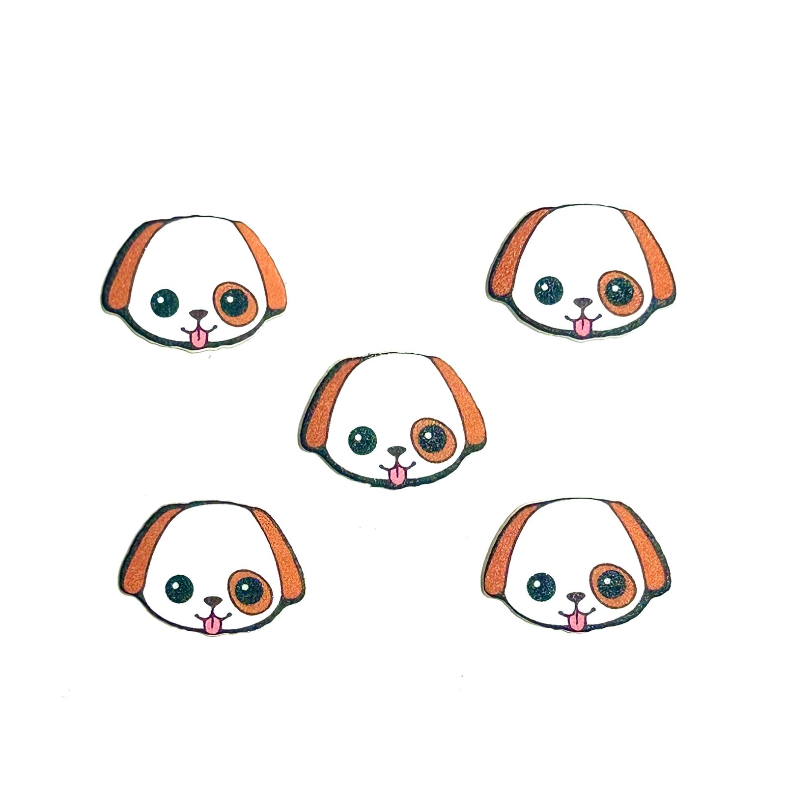 Adesivo Dog Carinha Mesclada - 20 unidades
