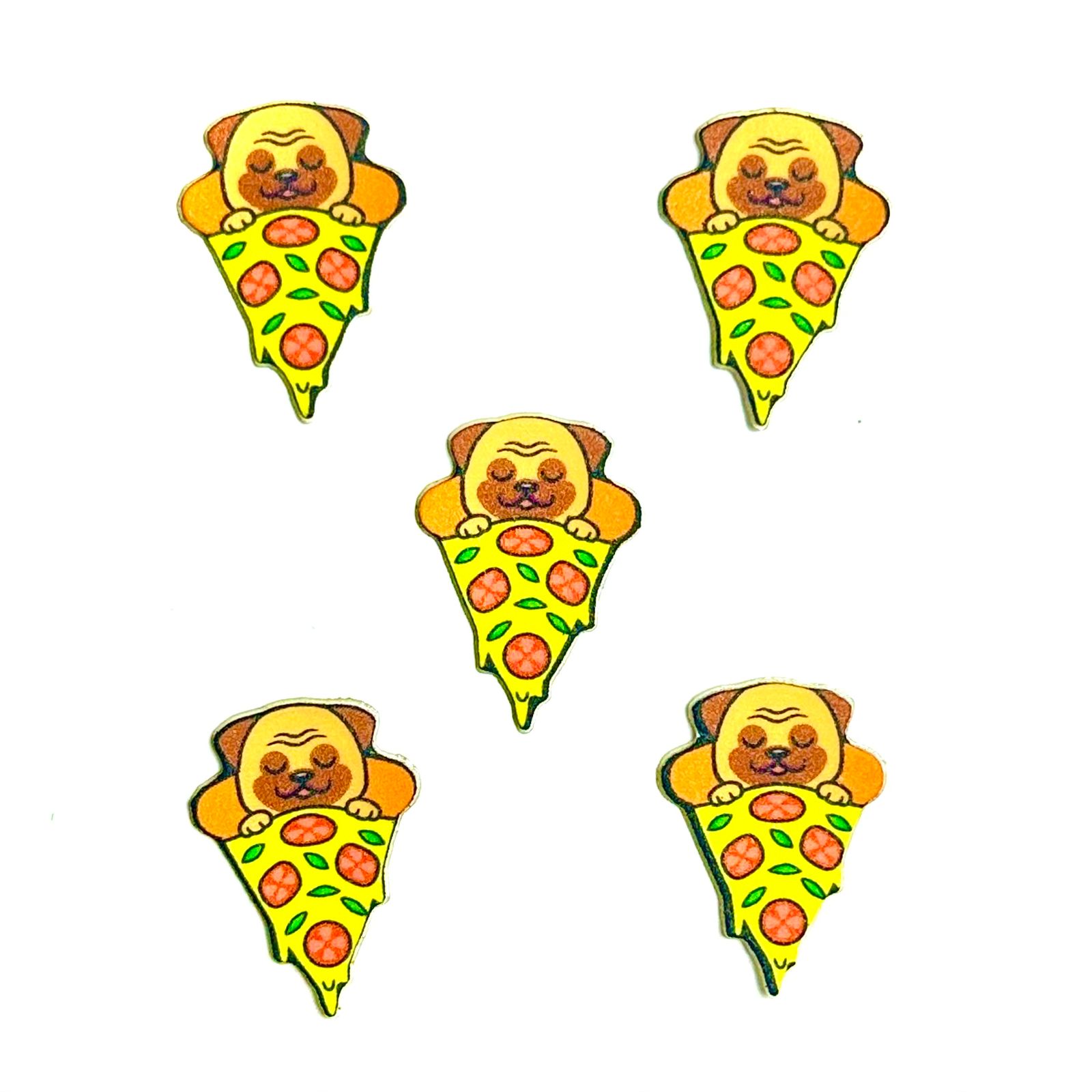 Adesivo Dog Pizza - 20 unidades