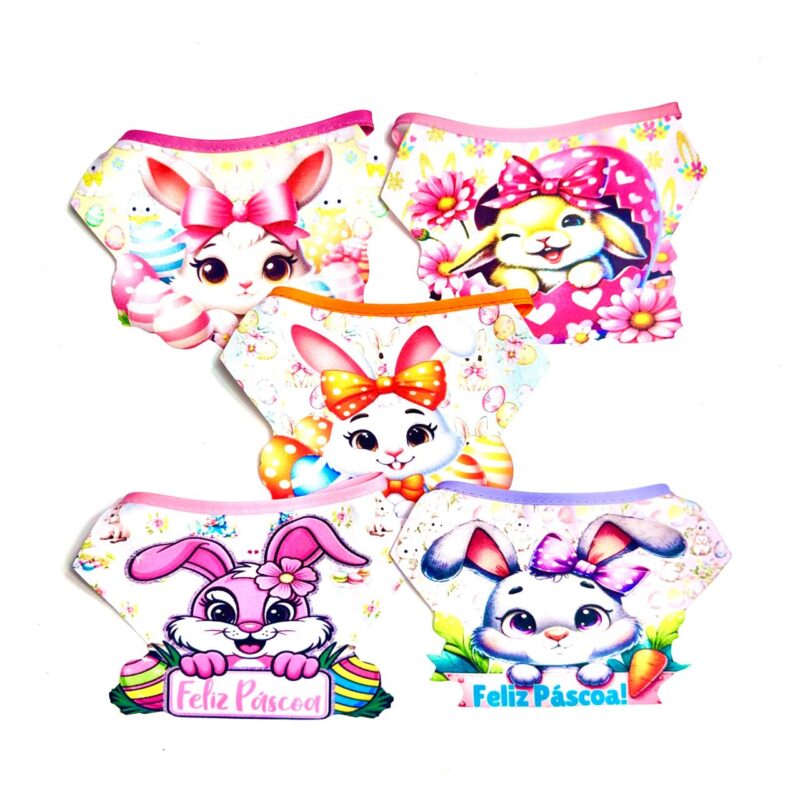 Gola Fêmea Páscoa Efeito 3D