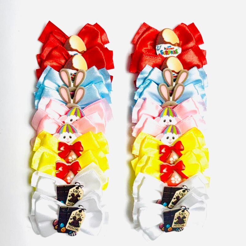 Laços Médios Páscoa Sortidos - 20 unidades