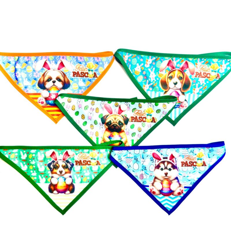 Bandanas Páscoa Dogs