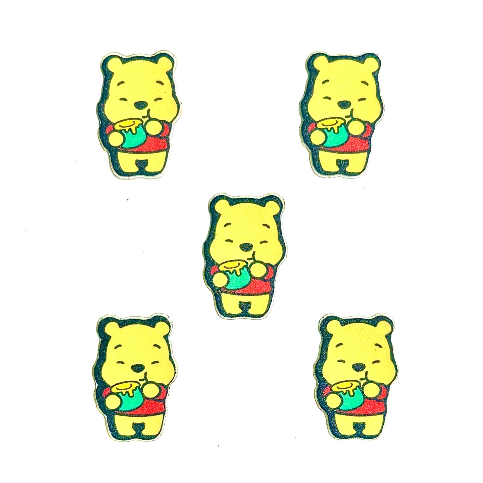 Adesivo Ursinho Pooh - 20 unidades