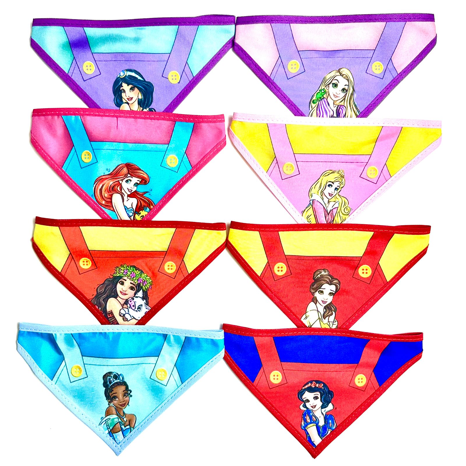 Bandanas Jardineira Princesas