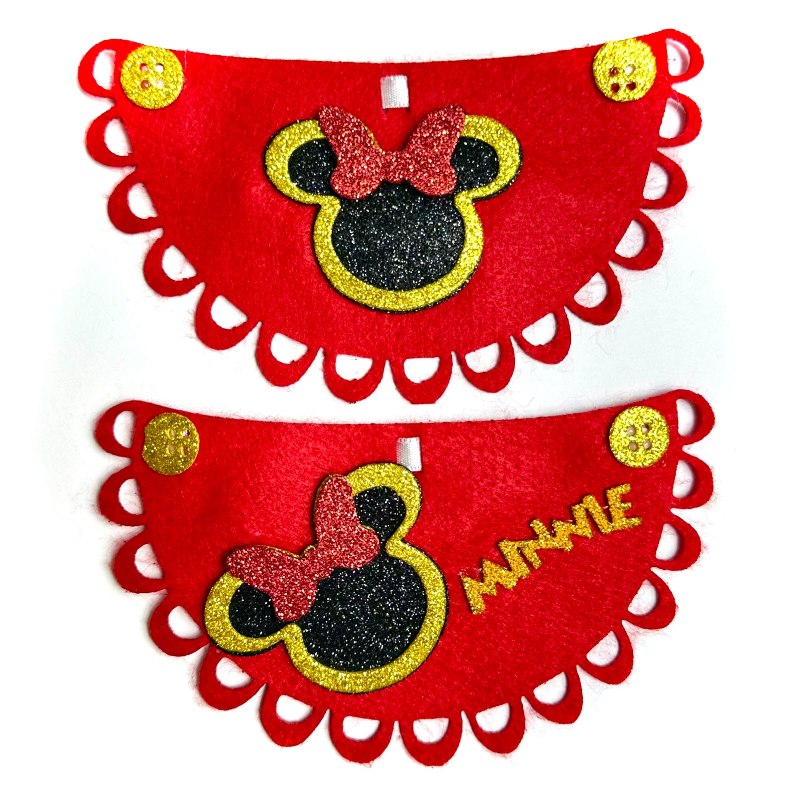 Babador Minnie - 10 unidades