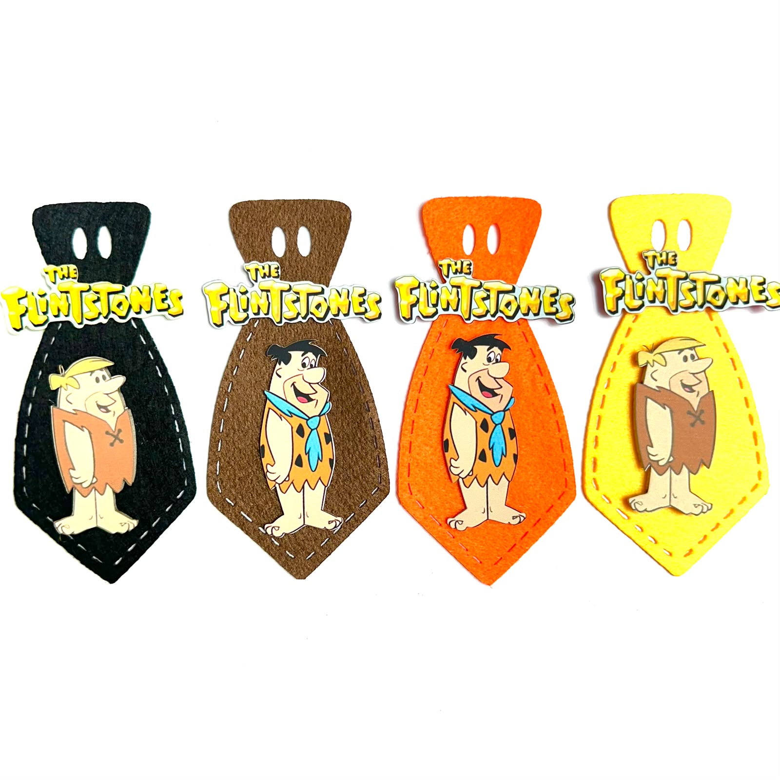 Gravatas Médias Os Flintstones - 10 unidades