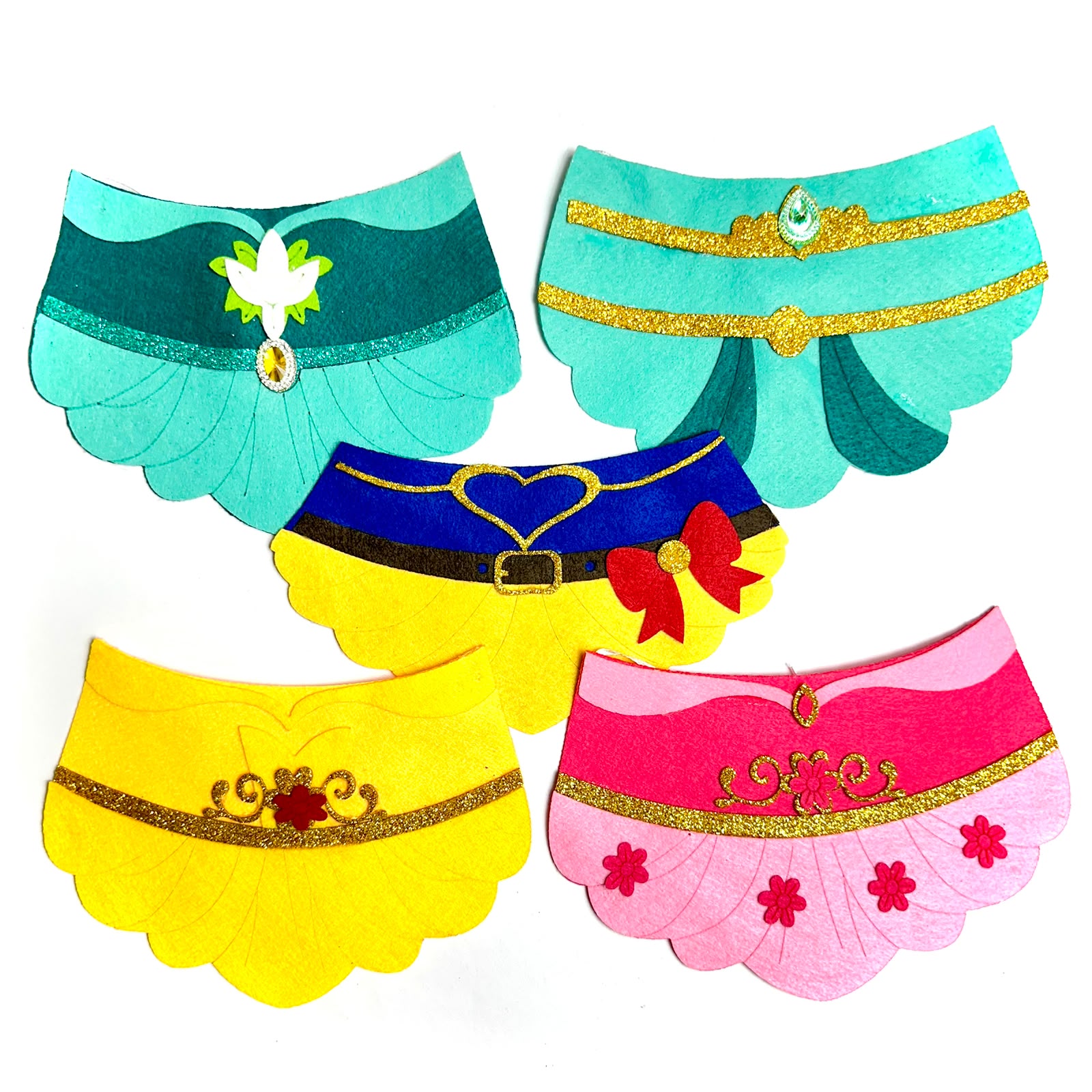 Golas Médias Princesas – 5 unidades