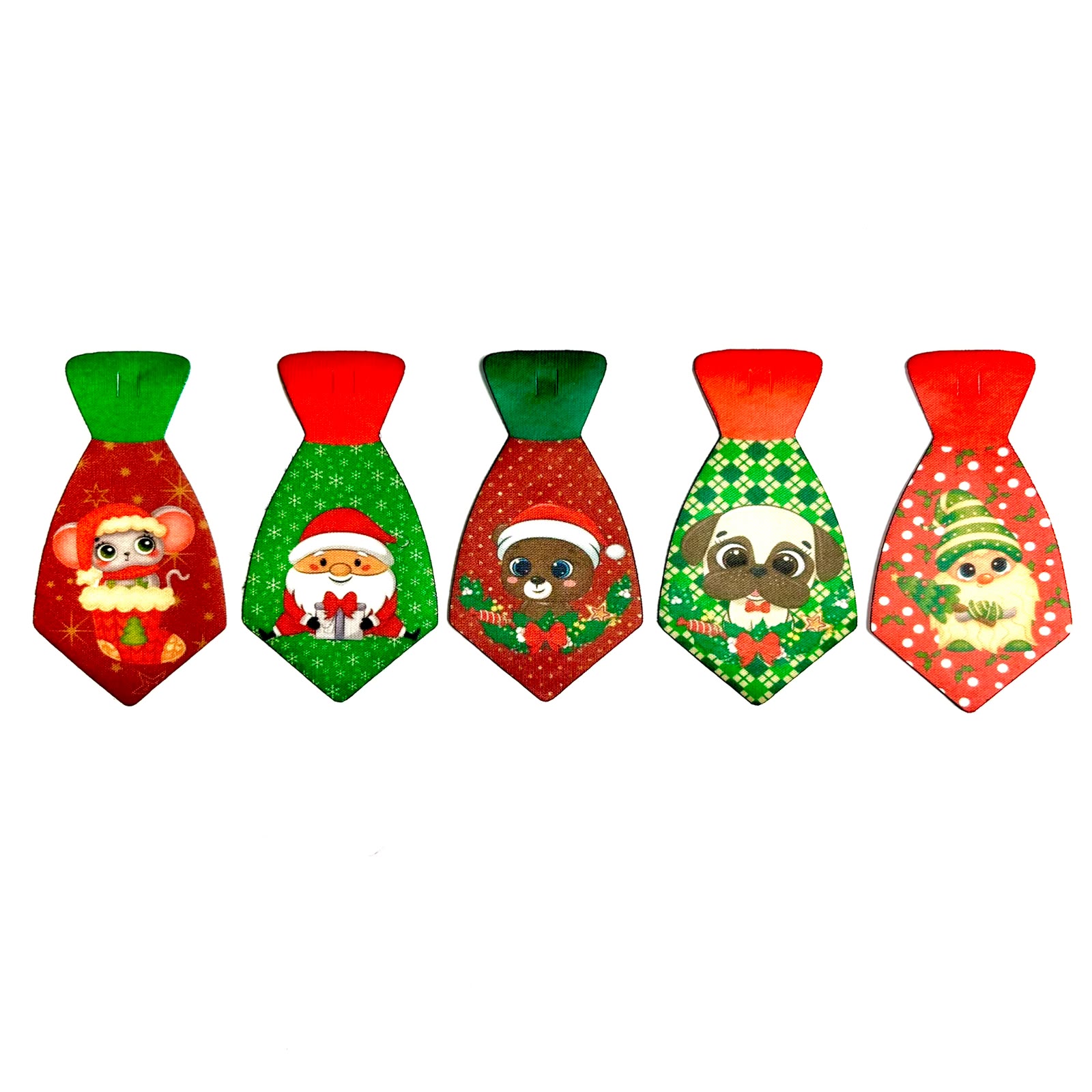 Gravatas Médias Natal (Modelo 4) - 15 unidades