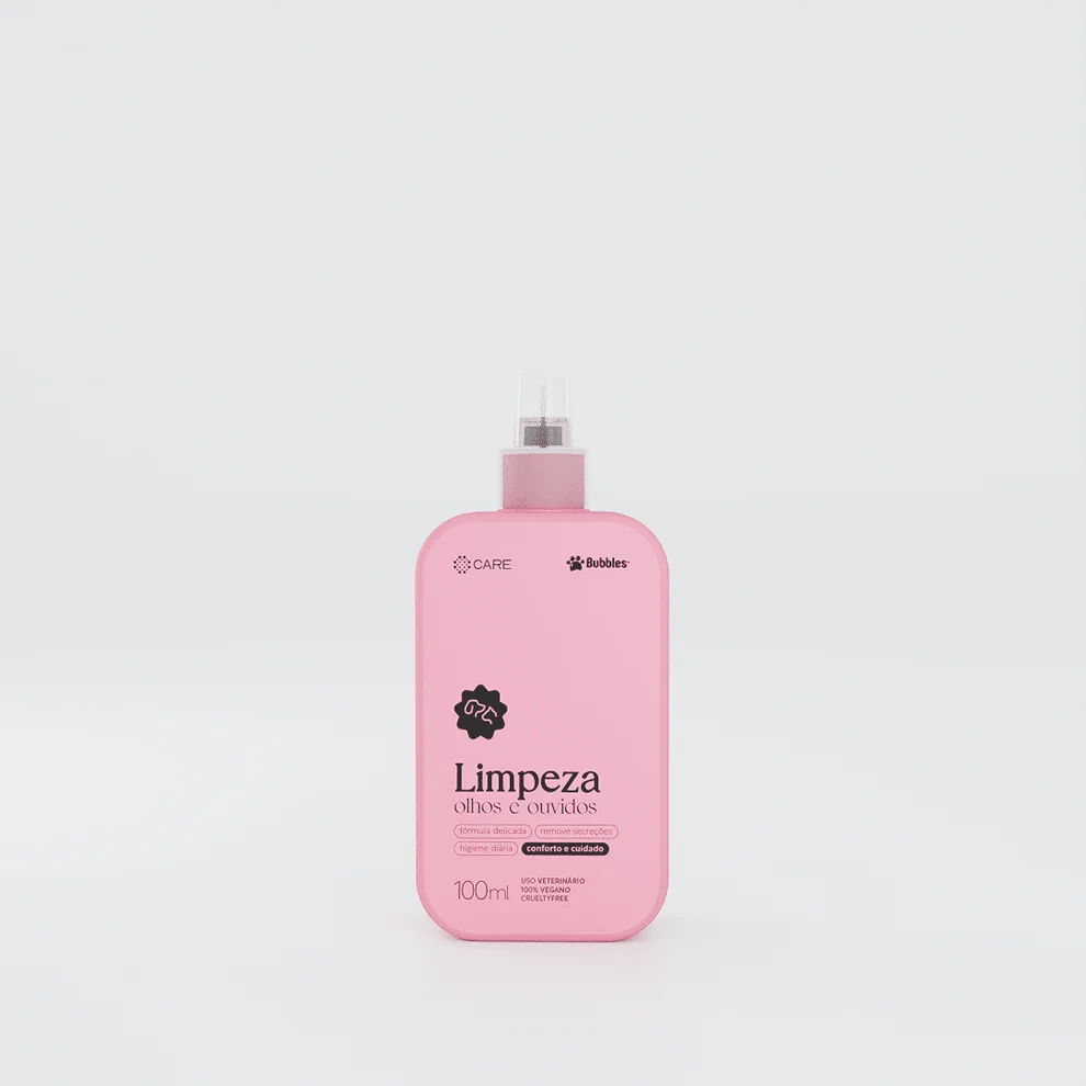 LIMPEZA PET OLHOS E OUVIDOS CARE 100ML - Bubbles